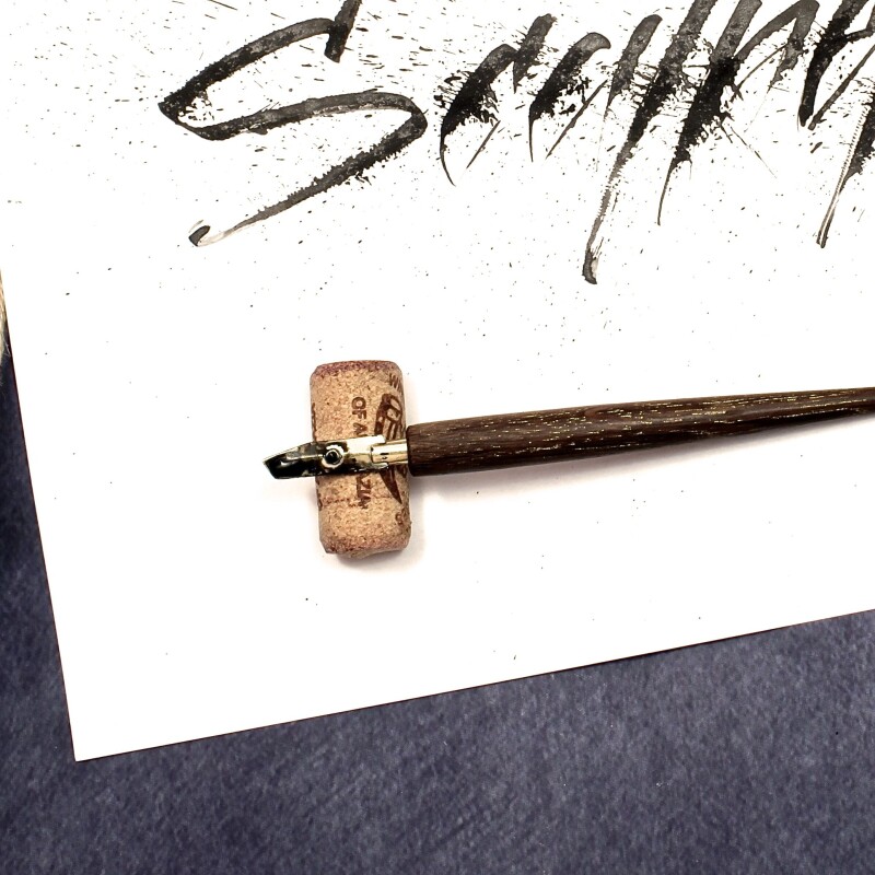 Рейсфедер Скальпель Calligraphica Ruling Pen Scalpel, дуб/латунь