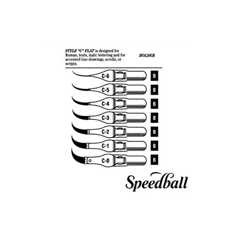 Широкие перья  Speedball C