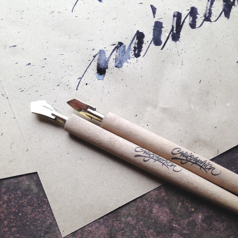 Рейсфедер Стрела Calligraphica Ruling Pen Arrow, береза/латунь