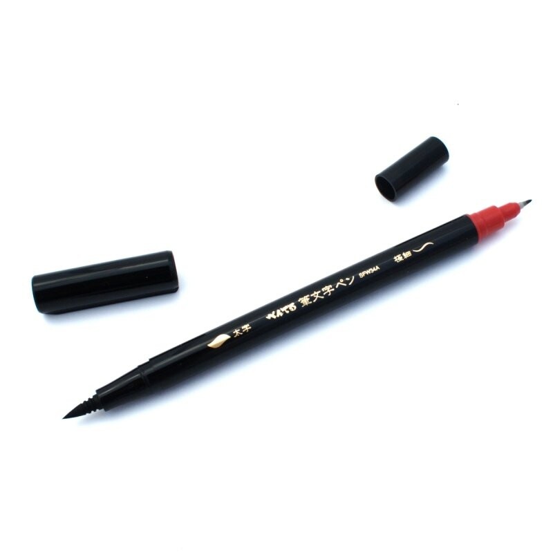Двусторонний Pentel Japanese Fude Brush Pen Double Side