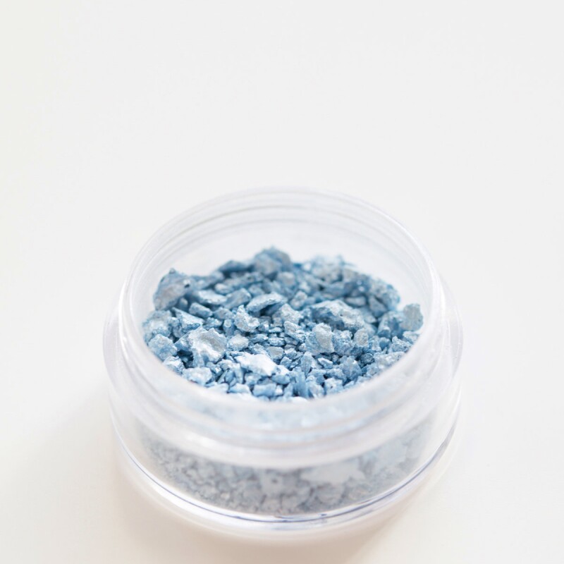 СС057 Перламутровая тушь Calligraphica Crystals Голубой Шёлк