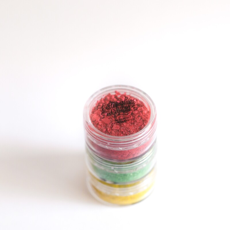 Набор акварели для каллиграфии Сalligraphica Crystals Set - Лето , 3 цвета