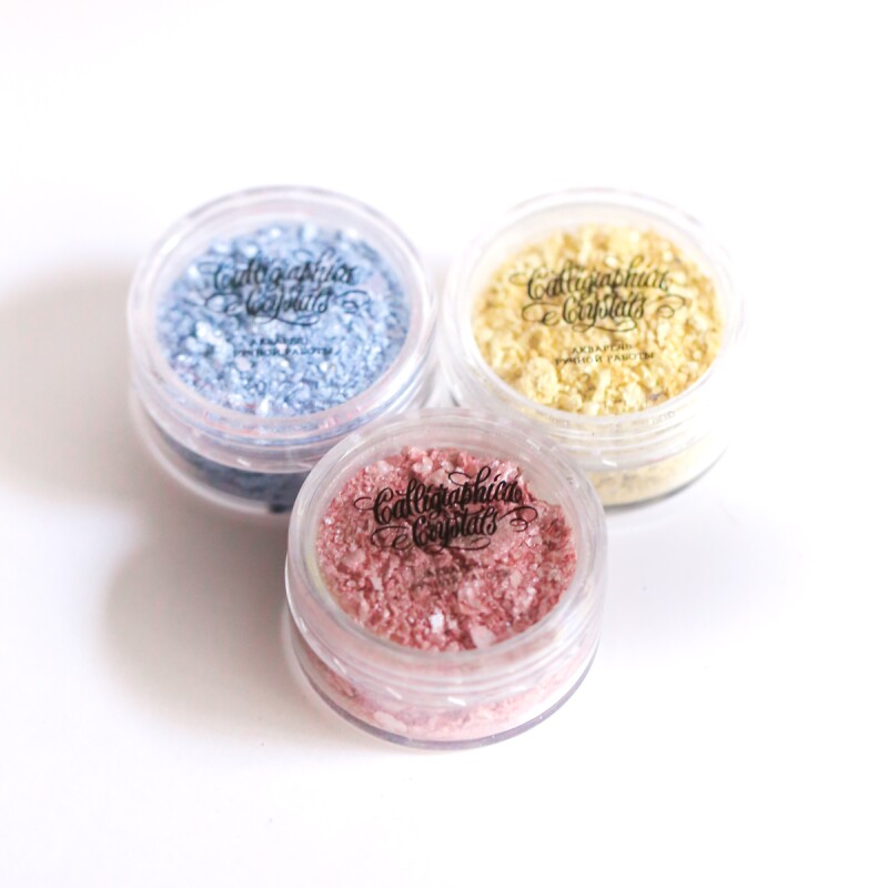 Набор акварели для каллиграфии Сalligraphica Crystals Set - Зефир , 3 цвета