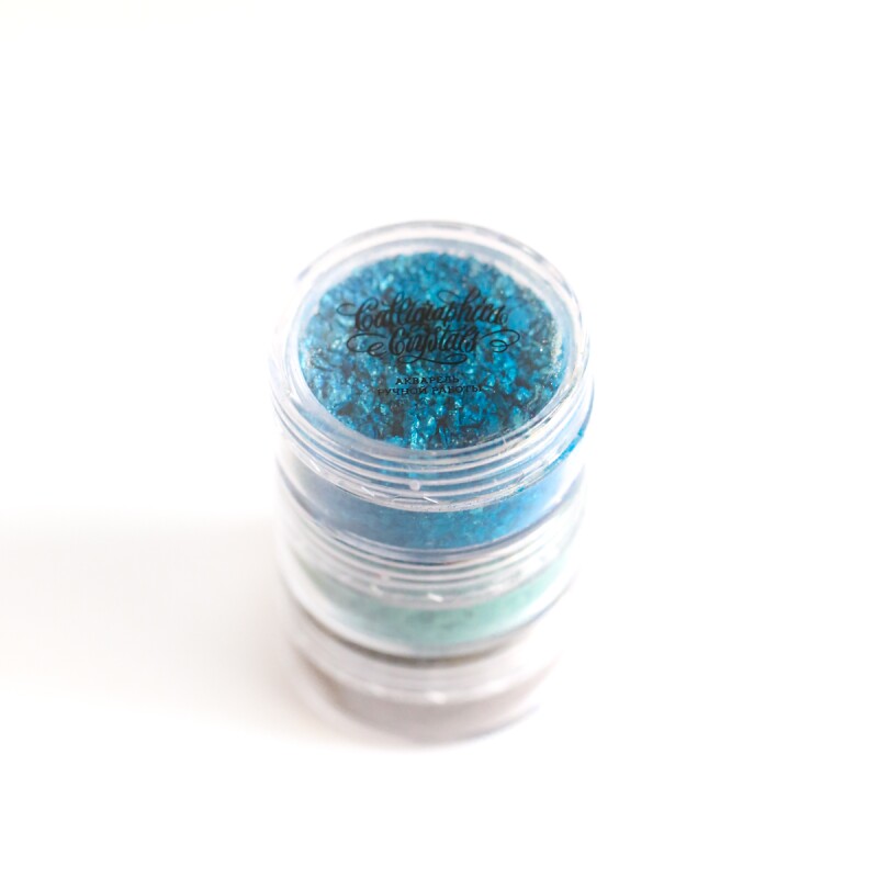 Набор акварели для каллиграфии Сalligraphica Crystals Set - Уральские самоцветы , 3 цвета