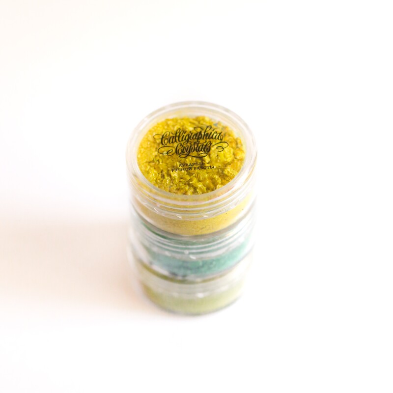 Набор акварели для каллиграфии Сalligraphica Crystals Set - В парке , 3 цвета-copy