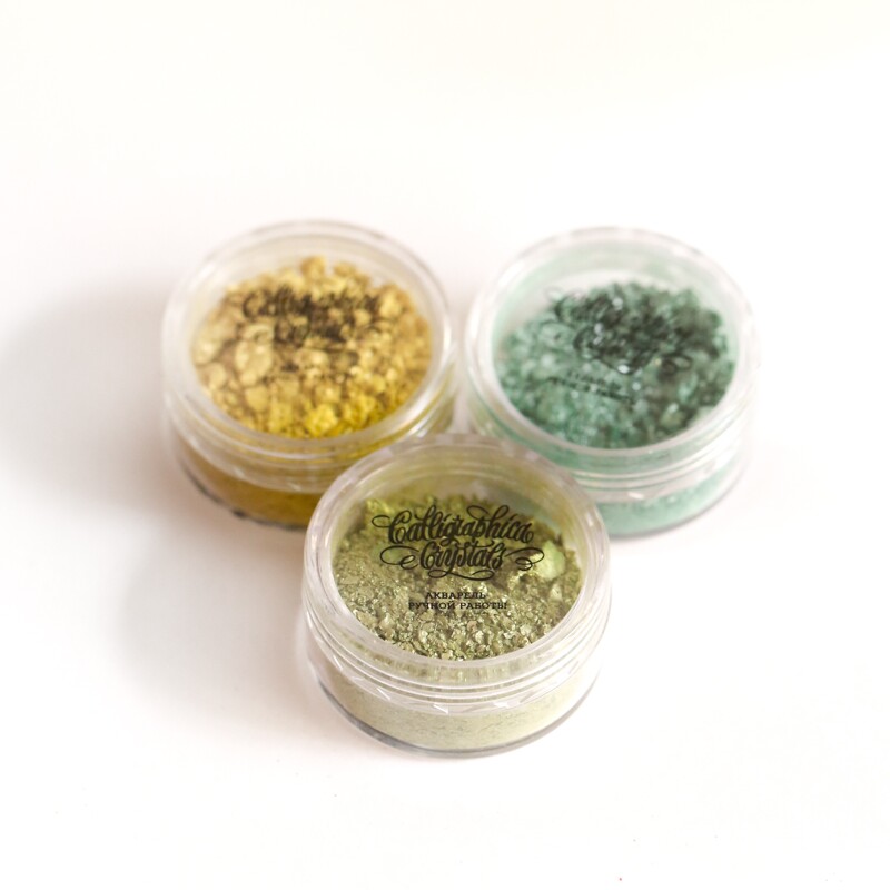 Набор акварели для каллиграфии Сalligraphica Crystals Set - В парке , 3 цвета-copy