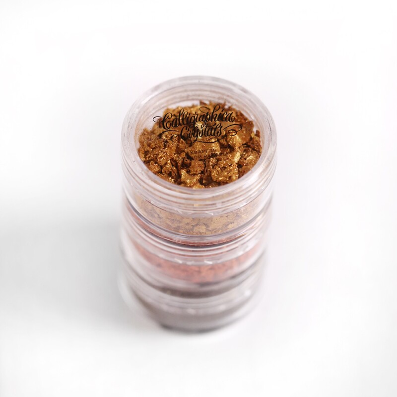 Набор акварели для каллиграфии Сalligraphica Crystals Set - Осень , 3 цвета
