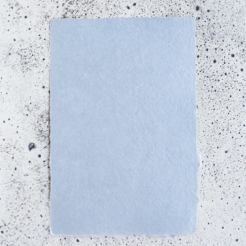 Бумага ручного литья Classic Perfection, карточка 10x15-Светло голубой
