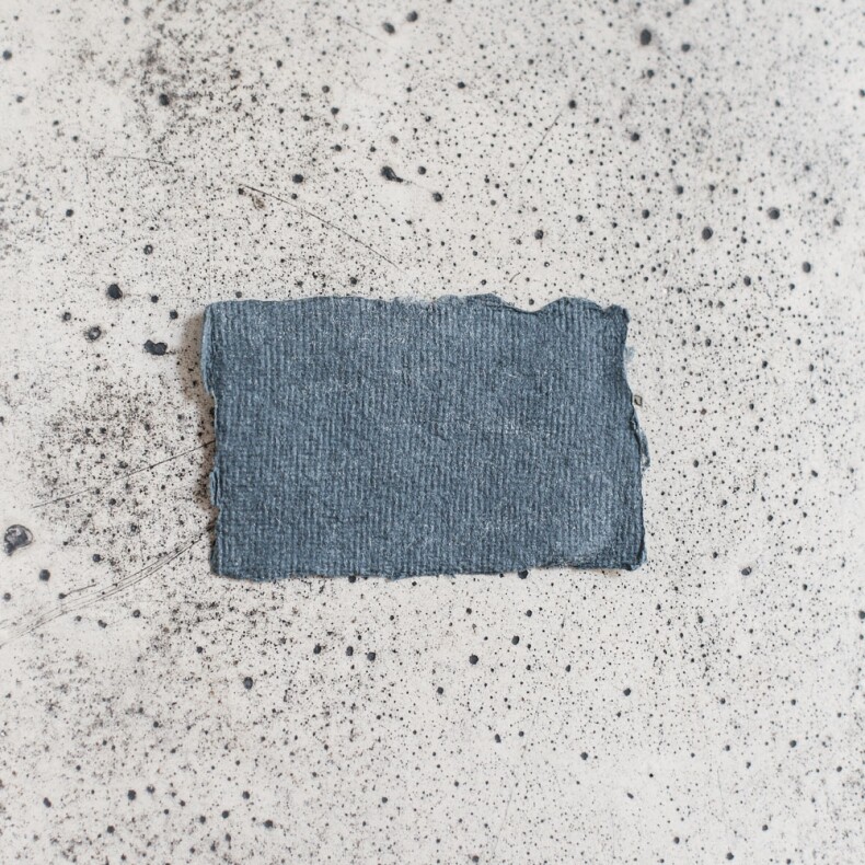 Бумага ручного литья Rustic, карточка 5х8 (Тёмно серый)