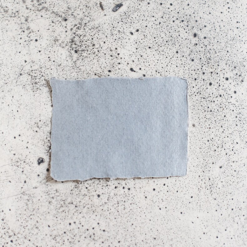 Бумага ручного литья Rustic, карточка 7х10 (серый)