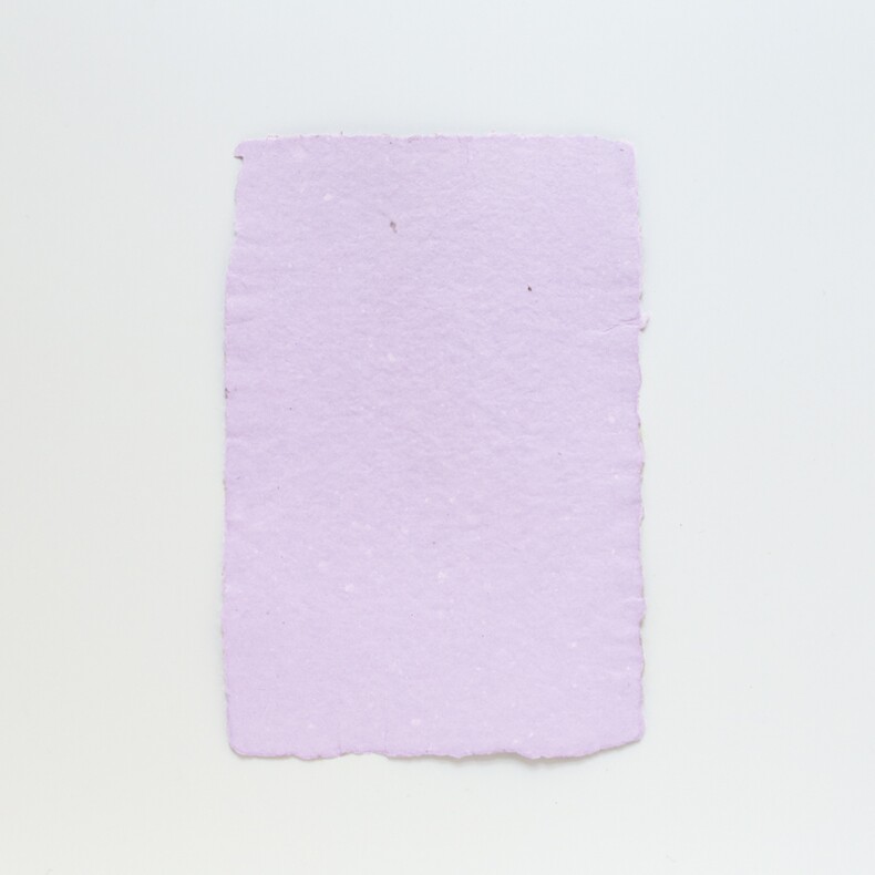 Бумага ручного литья Mjuk 10х15, пыльная лаванда